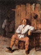 BROUWER, Adriaen A Boor Asleep oil painting on canvas